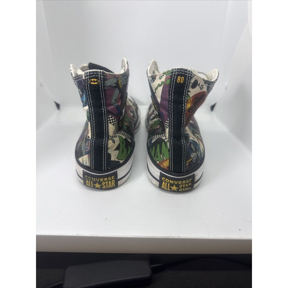 Converse Chuck Taylor All Star High Tops DC Comic Batman's 80th Anniversary Sz12 - Picture 6 of 7